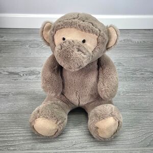 Pottery Barn Kids PBK Stone Monkey Plush Floppy Weighted Beanie Stuffed Animal